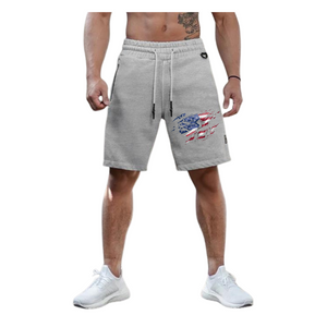 FLY USA FLAG CARGO-SHORTS MIT REISSVERSCHLUSSTASCHE UND 28 CM SCHRITTLANGENLÄNGE