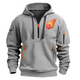 BASKETBALL ARM POCKET ZIPPER HOODIE