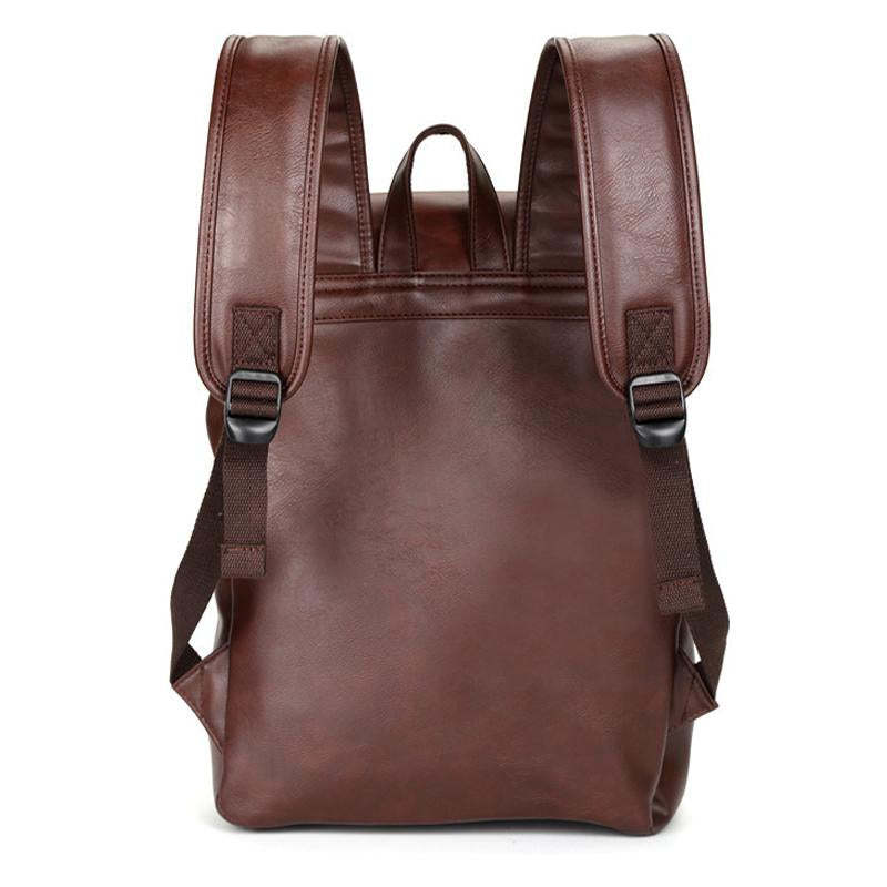 Herren-Rucksack aus Crazy Horse-Leder mit großem Fassungsvermögen
