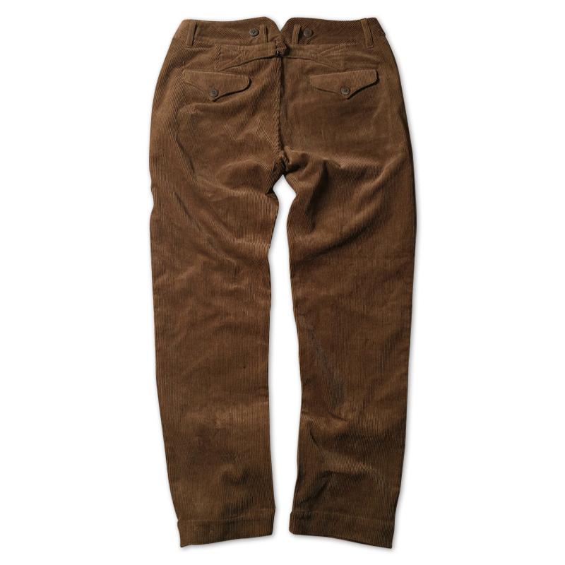 1920s 12oz Corduroy Farmer Work Trousers Mens Suspender Pants Vintage Overalls 20er