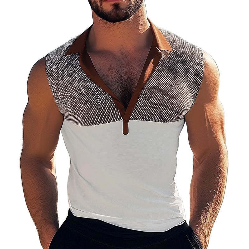 Men's Summer Classic Deep V Neck Tank Top