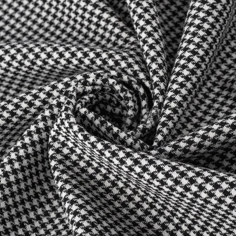Herren-Blazer im Vintage-Stil mit Hahnentritt-Revers und zweireihigem Kragen