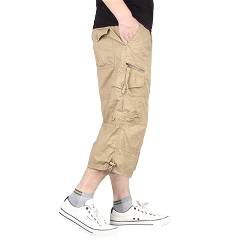 100% COTTON SPORTS CARGO SHORTS