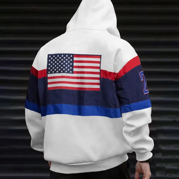 Men's Paris 2024 Team USA Print Oversized Hoodie