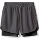 Men's summer double-layer anti-light sports and swimming shorts