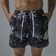 Men's Seaside Loose Surf Shorts Large Size Printed Five-Point Swimming Trunks Beach Shorts With Lining