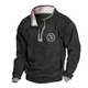 76 Casual stand collar fleece sweatshirt