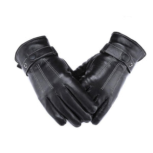 Vintage Men's Outdoor Cycling Motorcycle Leather Gloves