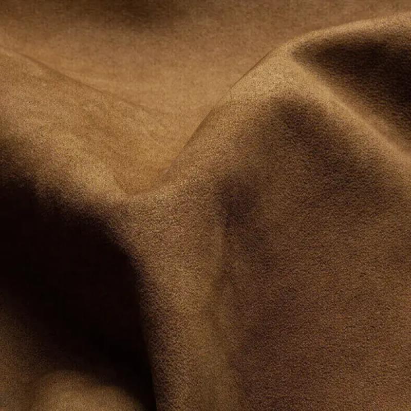 Men's Colorblock Suede And Polar Fleece Lapel Mid-Length Coat