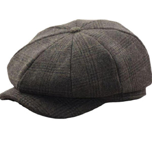 Men's Classic Check Octagonal Hat