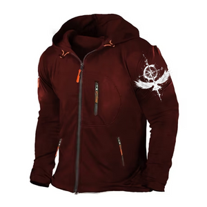 Herren Full Zip Hoodie Oberbekleidung Sweatjacke