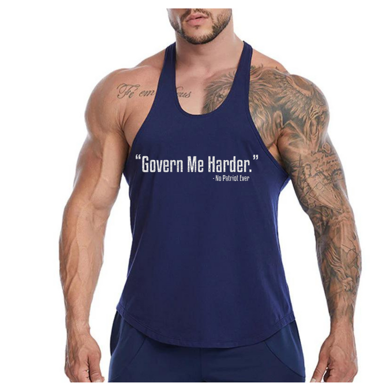 GOVERN ME HARDER  ESSENTIAL COTTONTANK TOP