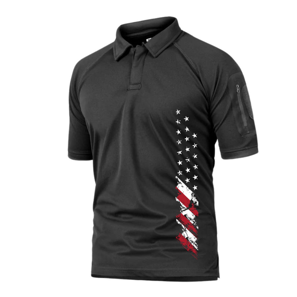 MEN'S QUICK DRYING T-SHIRT OUTDOOR TACTICAL POLO SHIRT