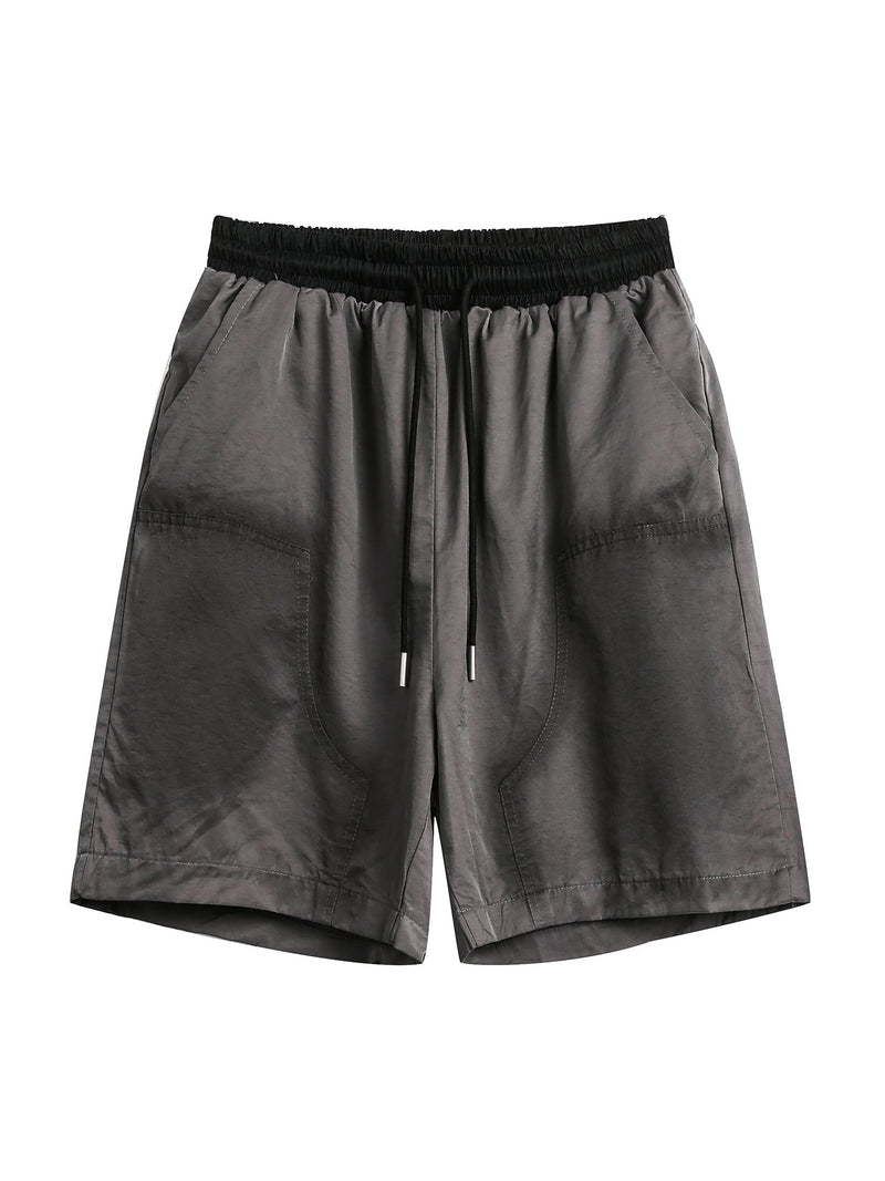 High Street Spray Paint Casual Shorts