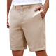 Herren Solid Waffle Plain Casual Shorts