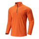 Warmes Fleece-Pullover-Sweatshirt mit Stehkragen für Herren