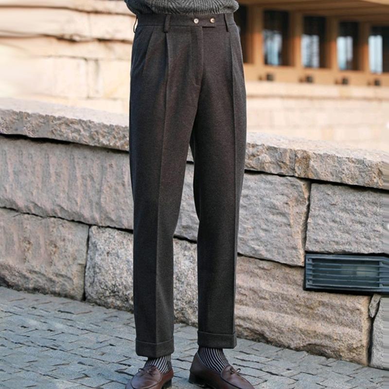 Britische Wollhose für Herren im Herbst und Winter