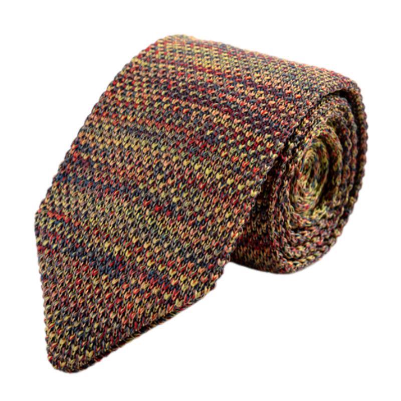 Vintage-Strickkrawatte in Pfeilform für Herren