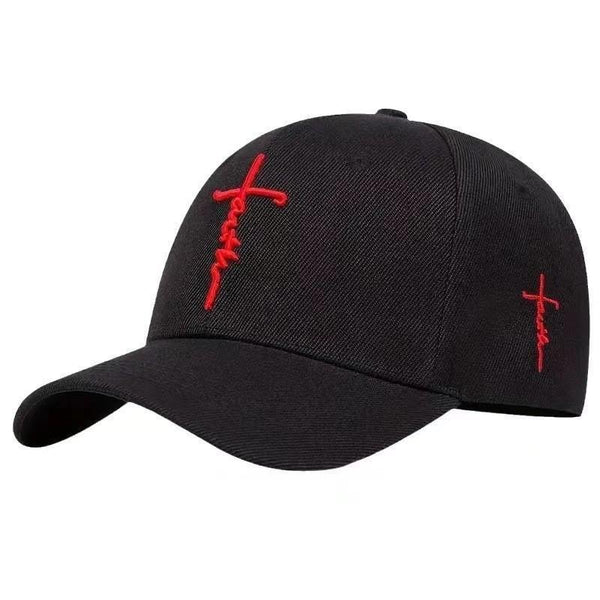Herren Retro Casual Cross Faith Baseballkappe 