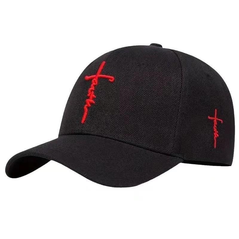 Herren Retro Casual Cross Faith Baseballkappe 