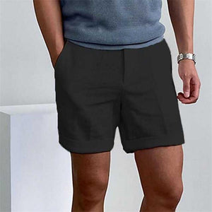 Vintage Leinen-Strandshorts für Herren