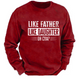 Like Father Like Daughter Oh Crap Sweatshirt