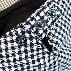 Britisches Hahnentritt-Barett im Vintage-Stil für Herren