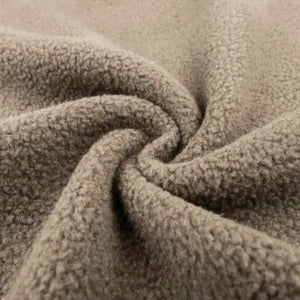 Men's Colorblock Suede And Polar Fleece Lapel Mid-Length Coat