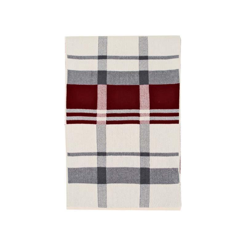 Warmer Strickschal im britischen Stil für Herren