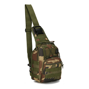 Herren-Rad-Umhängetasche, Armee-Camouflage, taktische Brusttasche, Outdoor-Bergsteigen, tragbare Umhängetasche
