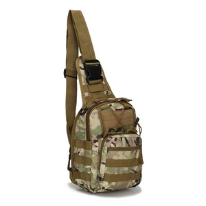 Herren-Rad-Umhängetasche, Armee-Camouflage, taktische Brusttasche, Outdoor-Bergsteigen, tragbare Umhängetasche