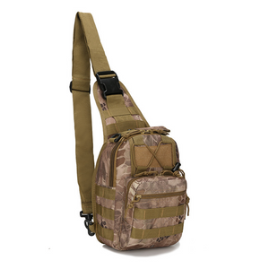 Herren-Rad-Umhängetasche, Armee-Camouflage, taktische Brusttasche, Outdoor-Bergsteigen, tragbare Umhängetasche
