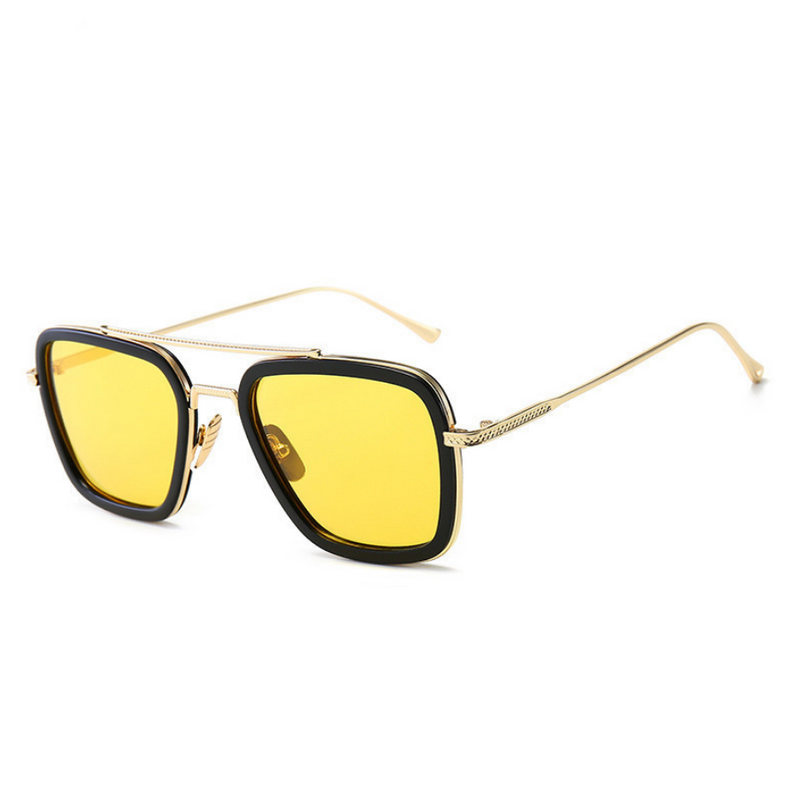 Men's Multicolor Metal Frame Fashion Glasses