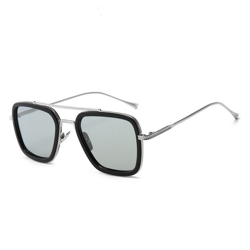 Men's Multicolor Metal Frame Fashion Glasses