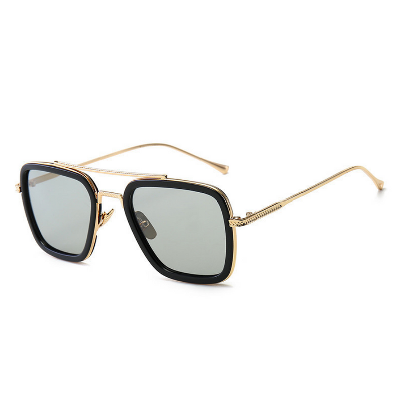 Men's Multicolor Metal Frame Fashion Glasses