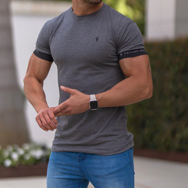 Men's Casual Modal Cotton Crew Neck T-Shirt