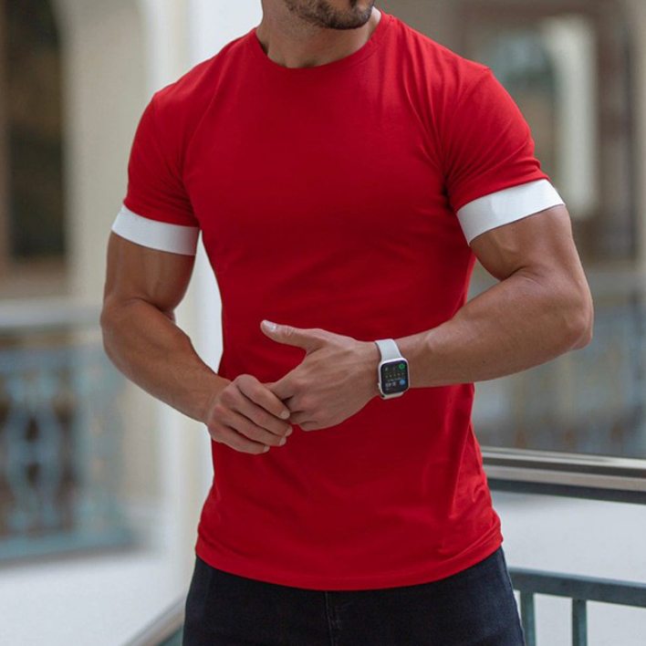 Men's Casual Modal Cotton Crew Neck T-Shirt