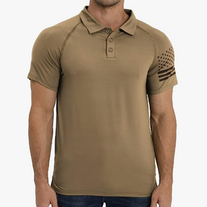 USA FLAG USA FLAG POLOSHIRT MIT RAGLAN-GRAFIK