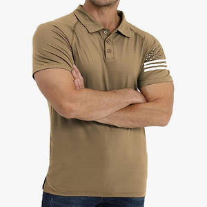 USA FLAG USA FLAG POLOSHIRT MIT RAGLAN-GRAFIK