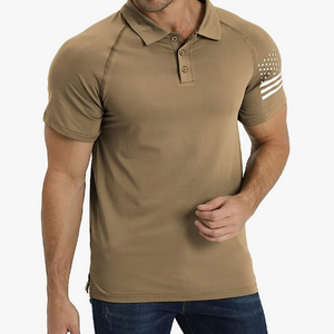 USA FLAG USA FLAG POLOSHIRT MIT RAGLAN-GRAFIK