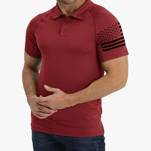 USA FLAG USA FLAG POLOSHIRT MIT RAGLAN-GRAFIK