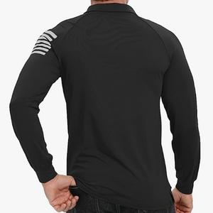 ESSENTIAL 1/4-KNOPF-RAGLAN-LANGARM-POLOSHIRT