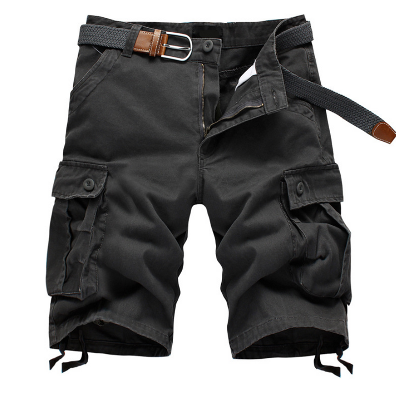 Men's Multi Pocket Cropped Cargo Shorts