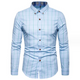 Men's Fashion Casual Business Long Sleeve Shirt