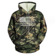 Men's American Flag Print Camouflage Hooded Sweatshirt