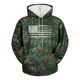 Men's American Flag Print Camouflage Hooded Sweatshirt