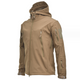 Men's Shark Skin Soft Shell Windproof Jacket