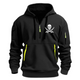 SKULL ARM POCKET ZIPPER HOODIE