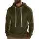 Men's Casual Outdoor Polar Fleece Long Sleeve Pullover Hoodie