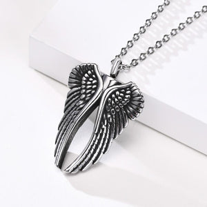 Vintage Casual Angel Wings Necklace
